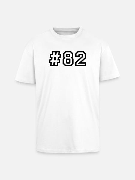 1982 Born 44th Birthday 44 years old - Unisex Oversized Heavyweight T-shirt - white