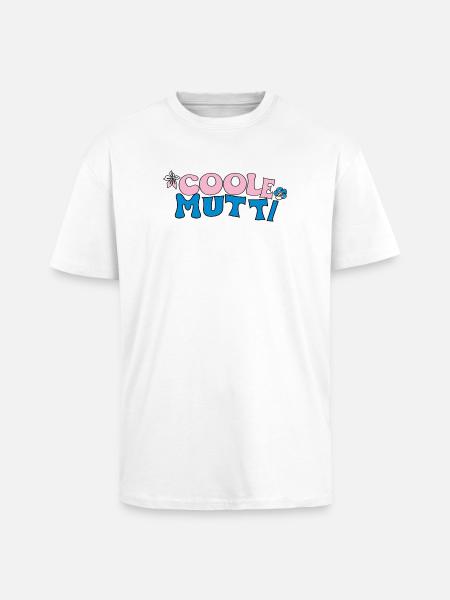 Coole Mutti - Oversized Heavyweight Unisex T-Shirt - Weiß