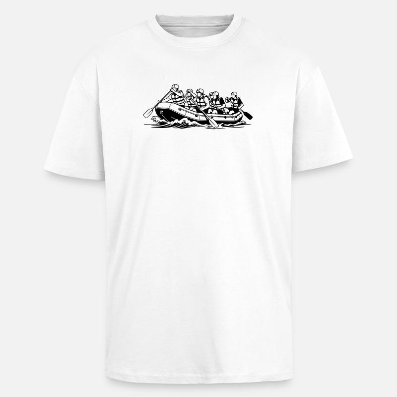 Rafting - Oversized Heavyweight Unisex T-Shirt - Weiß