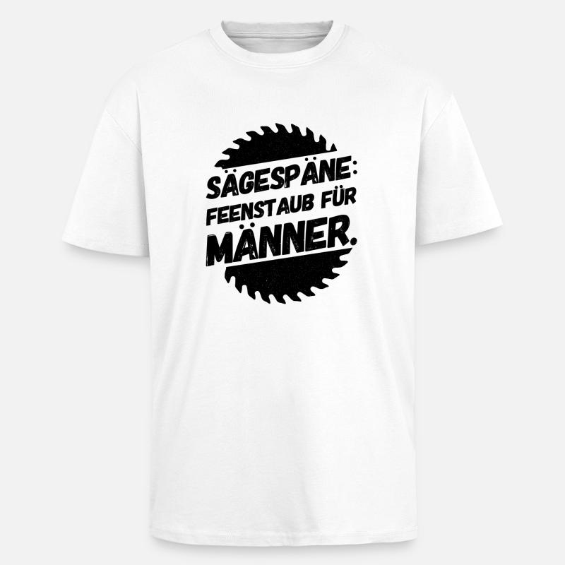 Handwerker Lustige Sprüche - Oversized Heavyweight Unisex T-Shirt - Weiß