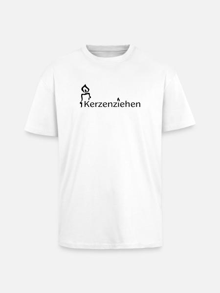 Kerzenziehen - Oversized Heavyweight Unisex T-Shirt - Weiß