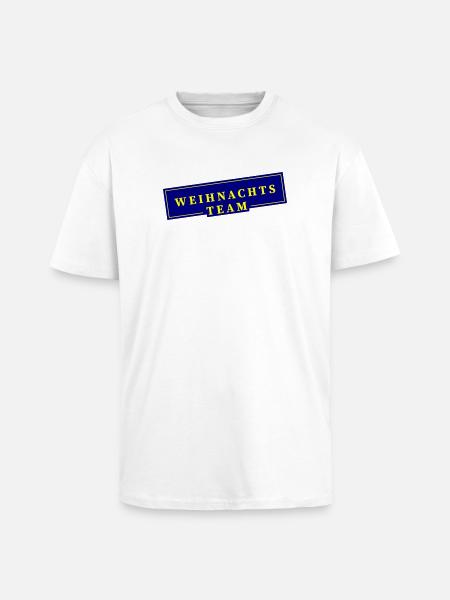 Christmas Team Christmas - Unisex Oversized Heavyweight T-shirt - white