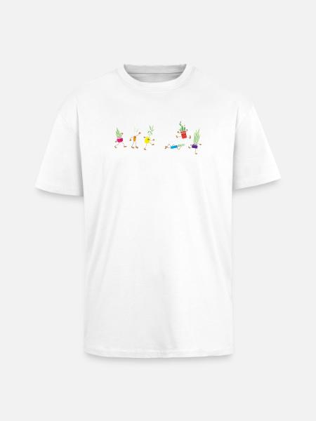 Botaniker - Oversized Heavyweight Unisex T-Shirt - Weiß