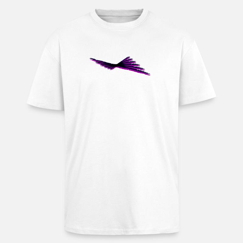 Adler - flying Art - Oversized Heavyweight Unisex T-Shirt - Weiß