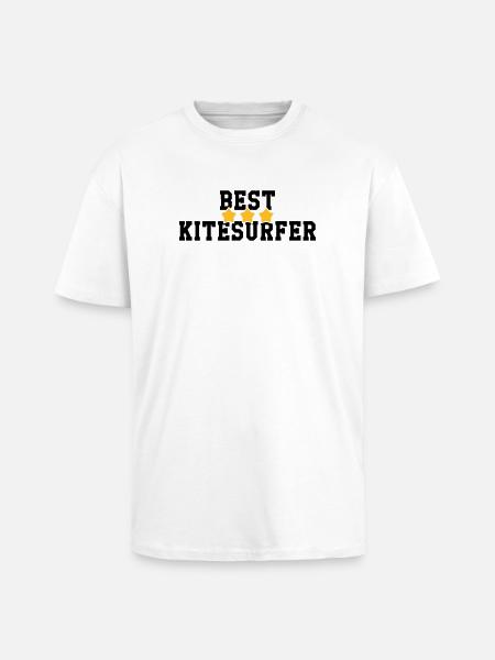Kiteboarding Kitesurfing Kitesurf Kitesurfer - Unisex Oversized Heavyweight T-shirt - white