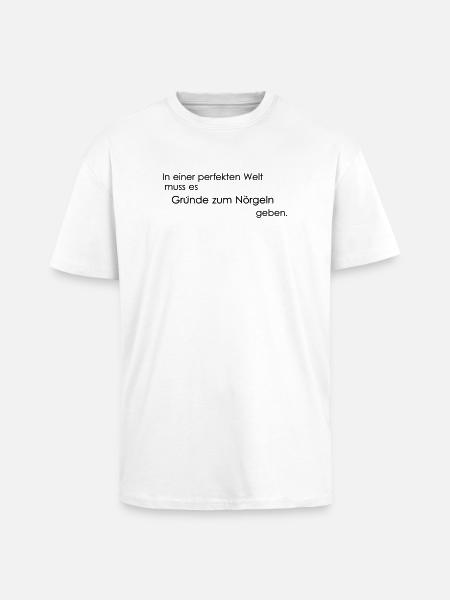 Raison de se plaindre - T-shirt unisexe oversize épais - blanc