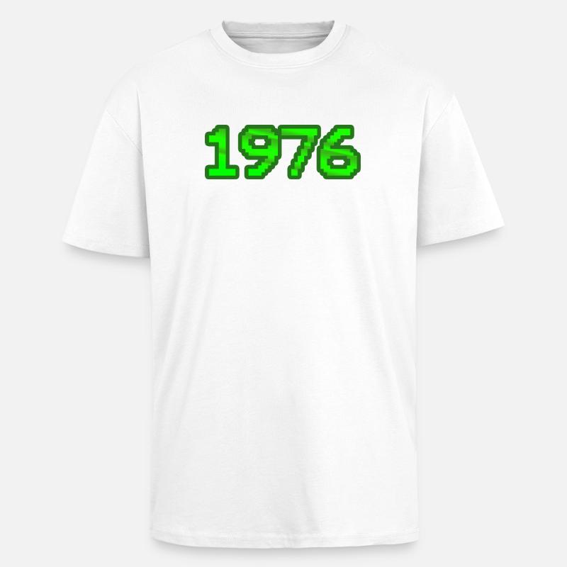 Nerd 1976 - Oversized Heavyweight Unisex T-Shirt - Weiß