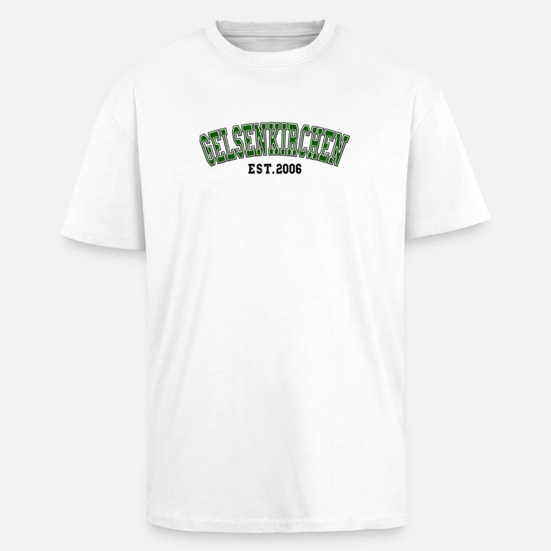 Fondation de Gelsenkirchen en 2006 - T-shirt unisexe oversize épais - blanc