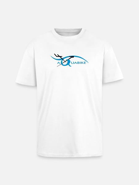 aquabike - T-shirt unisexe oversize épais - blanc