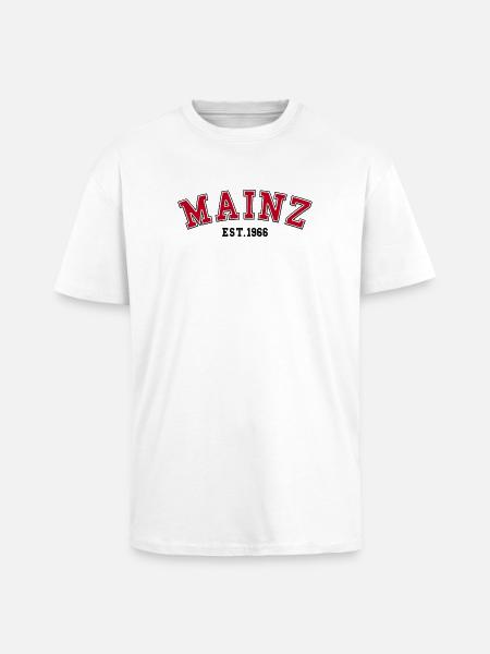 Mainz Est. 1966 - Unisex Oversized Heavyweight T-shirt - white