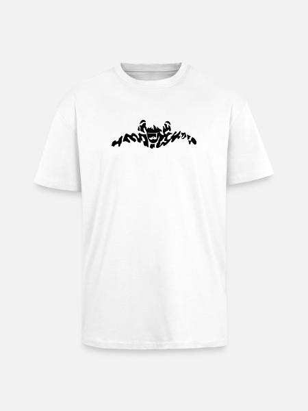 Skydiver - Oversized Heavyweight Unisex T-Shirt - Weiß