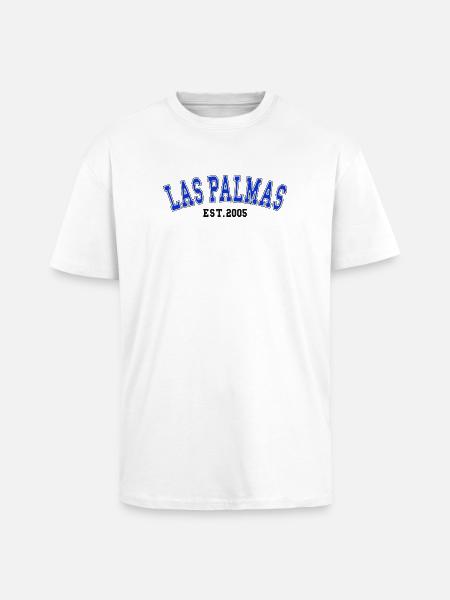 Las Palmas Est. 2005 - Oversized Heavyweight Unisex T-Shirt - Weiß