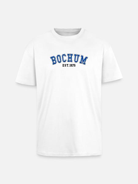 Bochum Est. 1975 - Oversized Heavyweight Unisex T-Shirt - Weiß