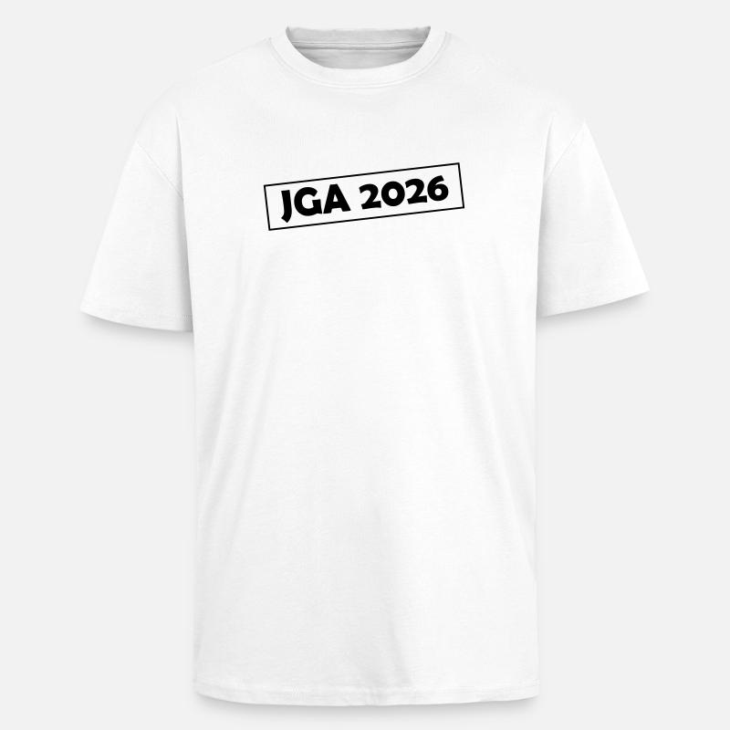 Jga 2026 - Oversized Heavyweight Unisex T-Shirt - Weiß