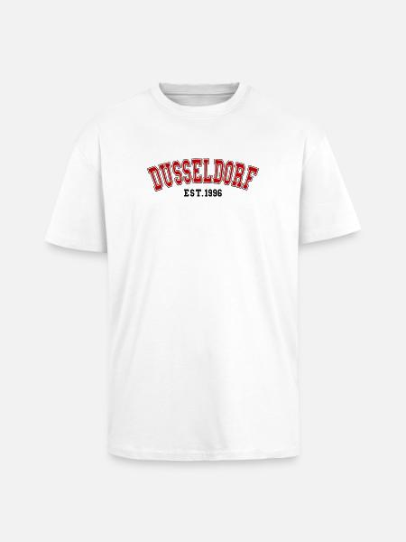 Düsseldorf gegründet 1996 - Oversized Heavyweight Unisex T-Shirt - Weiß