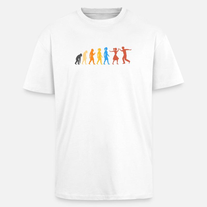 Swing Dance - The Highest Level of Evolution (2) - Unisex Oversized Heavyweight T-shirt - white