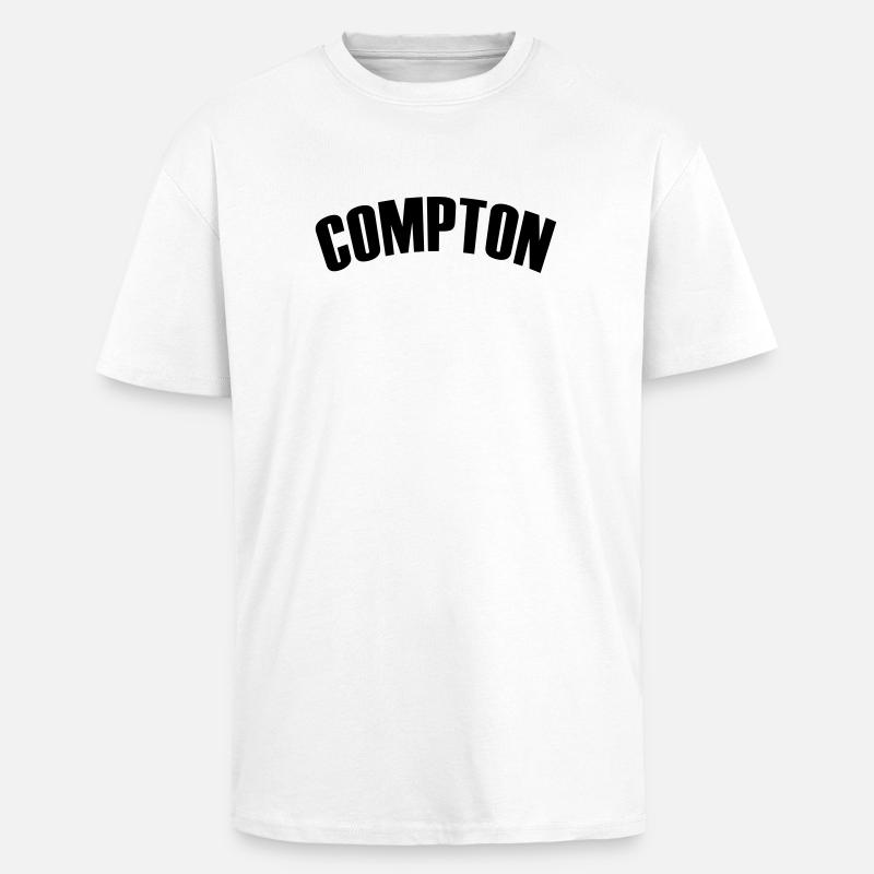 compton shirt - Oversized Heavyweight Unisex T-Shirt - Weiß