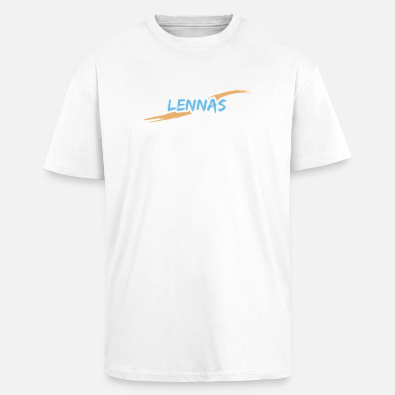 Lennas Lennas - Oversized Heavyweight Unisex T-Shirt - Weiß