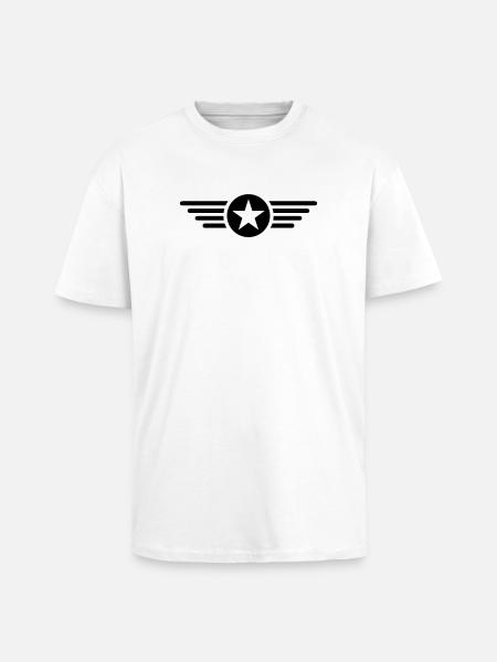 I'm a star with wings - Unisex Oversized Heavyweight T-shirt - white