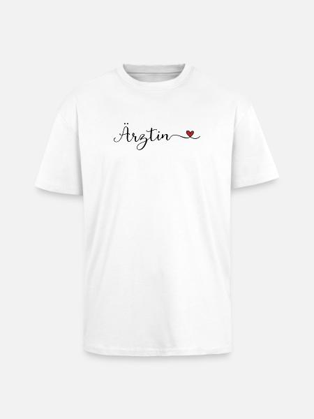 Ärztin - Oversized Heavyweight Unisex T-Shirt - Weiß