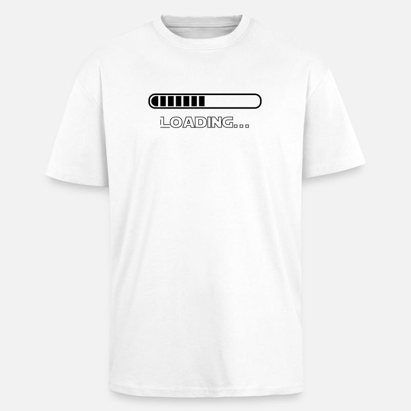 loading - Oversized Heavyweight Unisex T-Shirt - Weiß