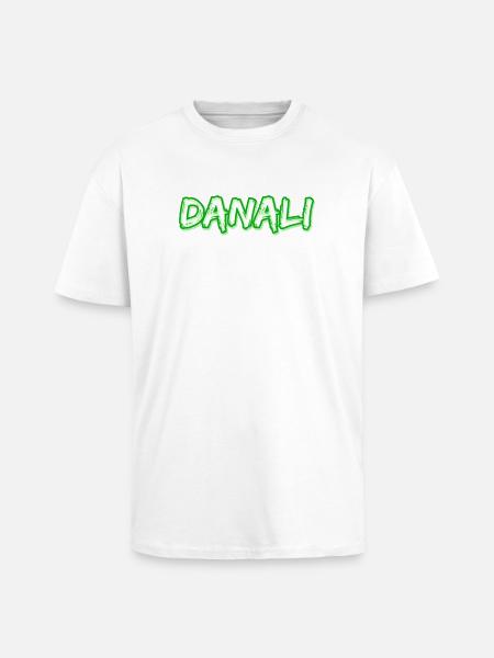 Danali - T-shirt unisexe oversize épais - blanc