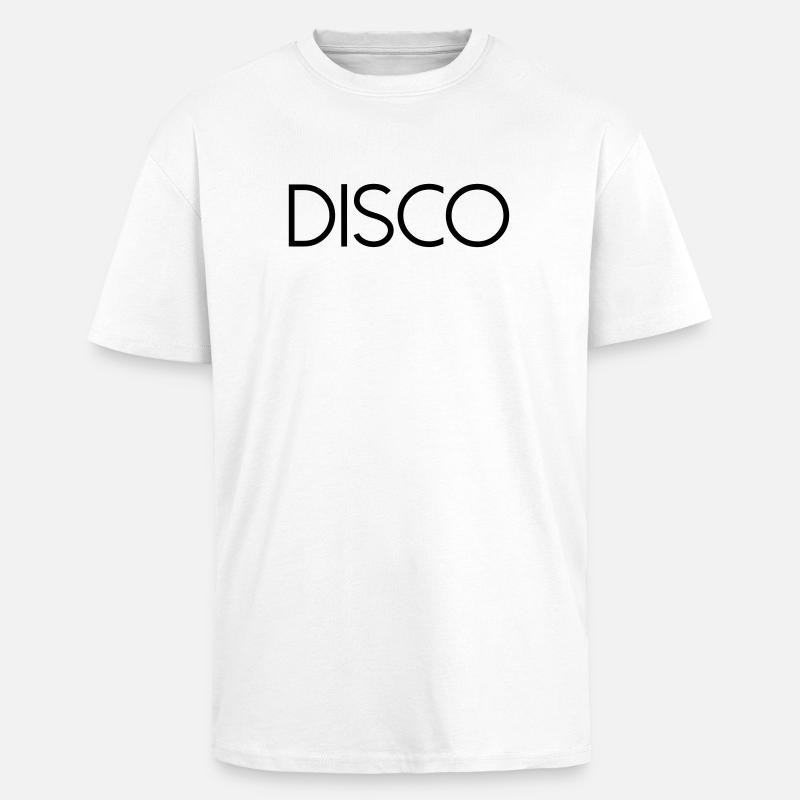 DISCO Diskokugel - Unisex Oversized Heavyweight T-shirt - white
