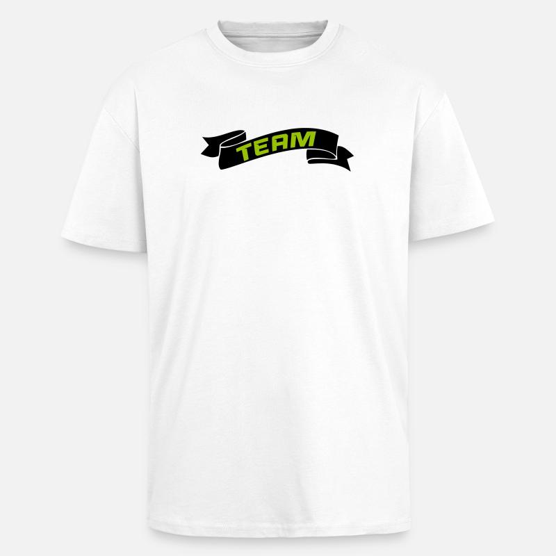 Team - Oversized Heavyweight Unisex T-Shirt - Weiß