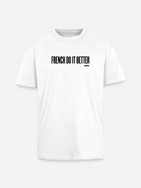 french do it better - Unisex Oversized Heavyweight T-shirt - white