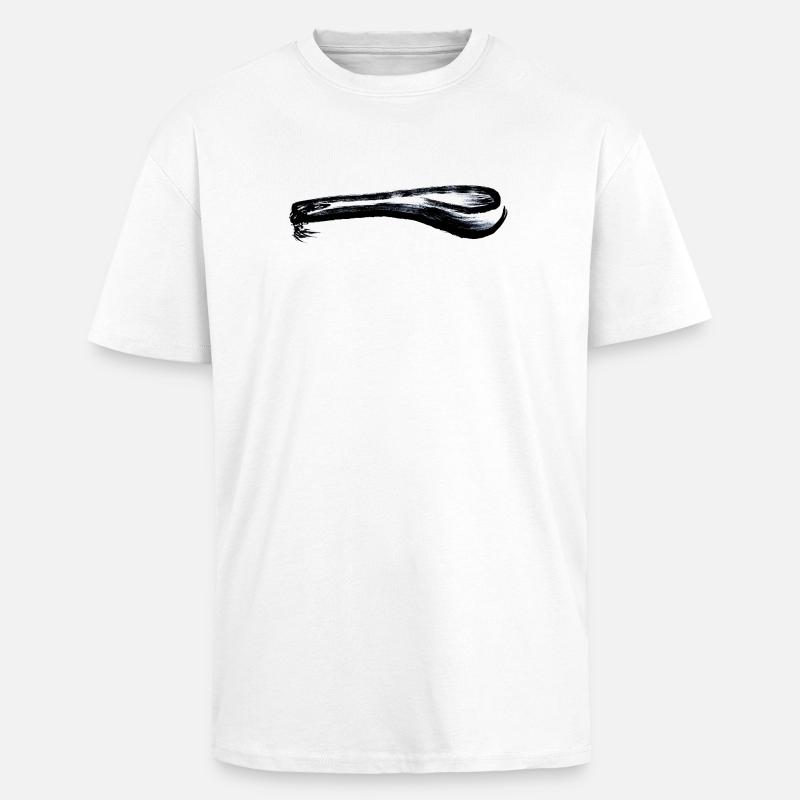 cuillère épaisse - T-shirt unisexe oversize épais - blanc
