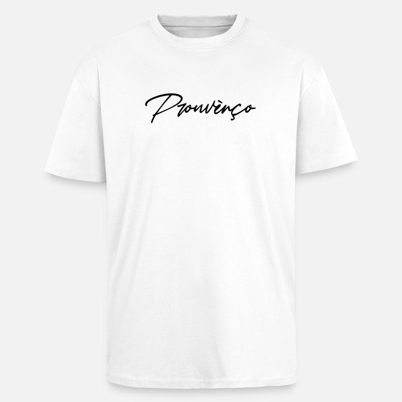 Prouvènço - Oversized Heavyweight Unisex T-Shirt - Weiß