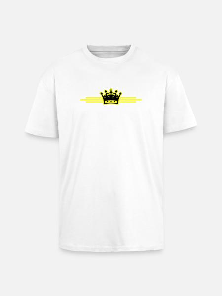 Crown Line - Unisex Oversized Heavyweight T-shirt - white