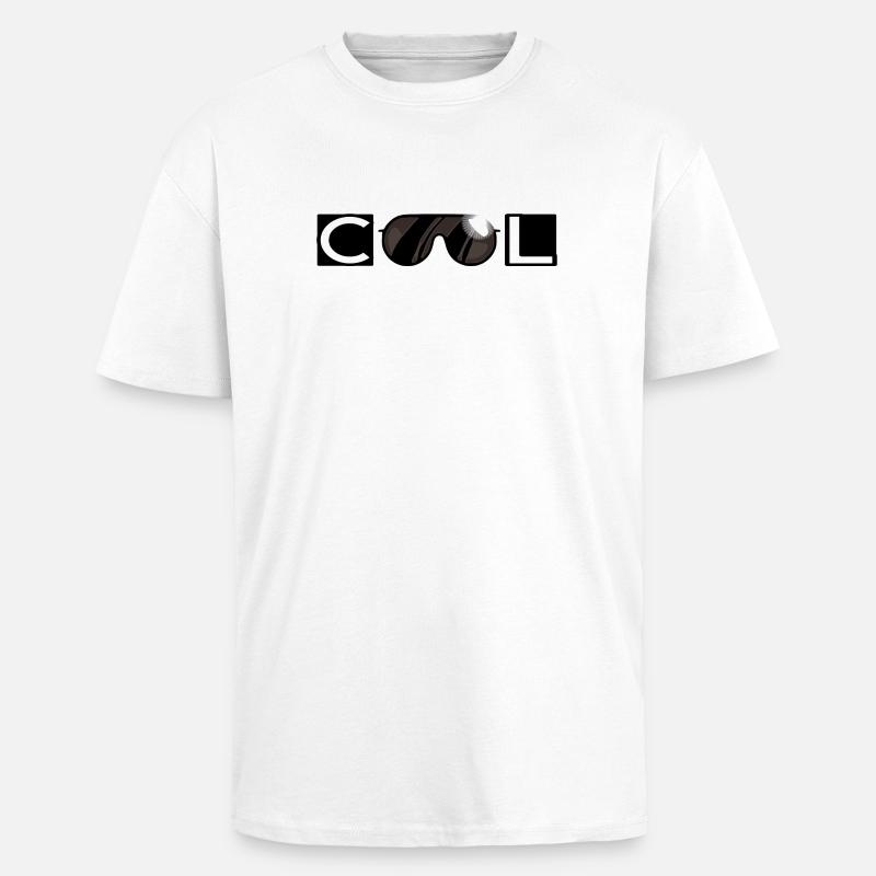 cool - T-shirt unisexe oversize épais - blanc