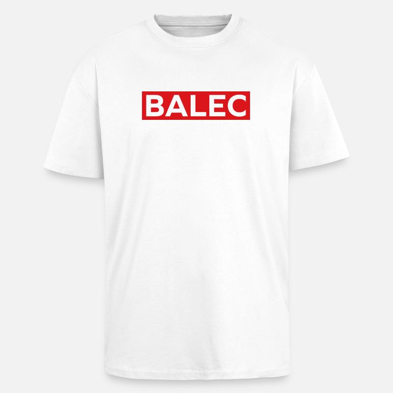 BALAC - Oversized Heavyweight Unisex T-Shirt - Weiß