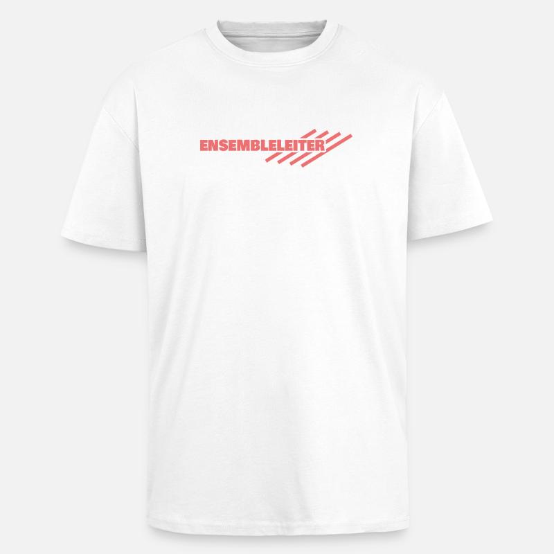 Gift for Ensemble Leader - Unisex Oversized Heavyweight T-shirt - white