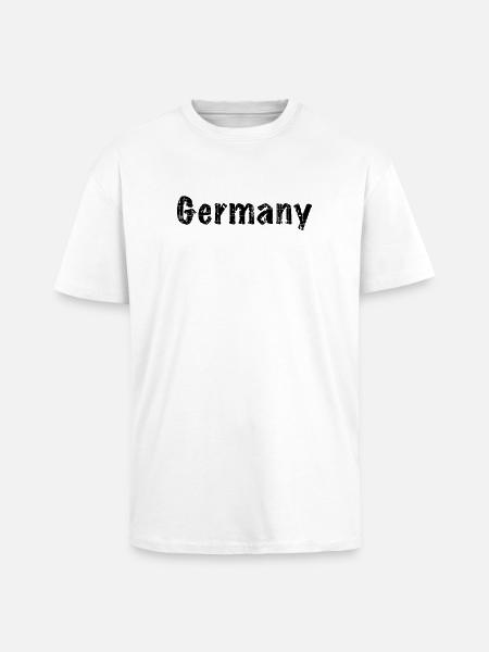 Germany - Oversized Heavyweight Unisex T-Shirt - Weiß