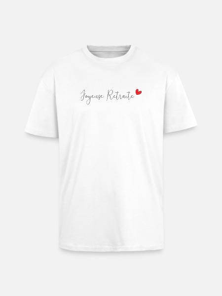 RETIREMENT. RETIREMENT. RETIRED. RETIREMENT - Unisex Oversized Heavyweight T-shirt - white