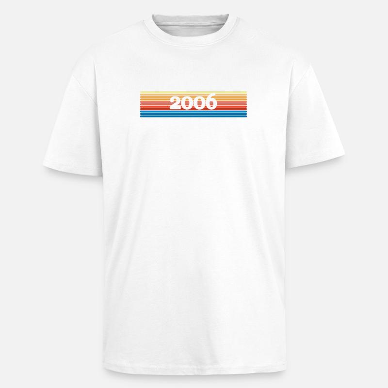 Rainbow 2006 - T-shirt unisexe oversize épais - blanc