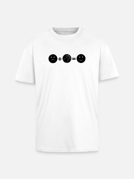 Basketball Sport - Oversized Heavyweight Unisex T-Shirt - Weiß