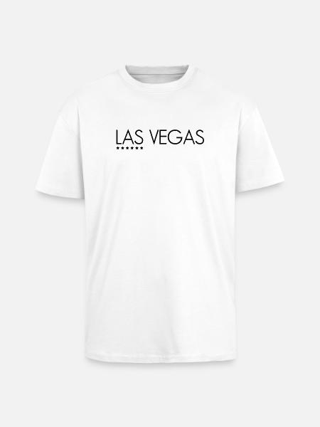 Las Vegas - Oversized Heavyweight Unisex T-Shirt - Weiß
