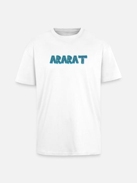 ARARAT - Unisex Oversized Heavyweight T-shirt - white