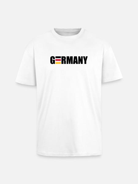 Germany - Oversized Heavyweight Unisex T-Shirt - Weiß