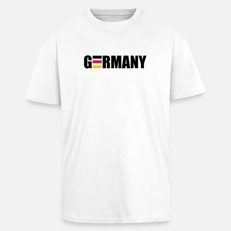 Germany - Oversized Heavyweight Unisex T-Shirt - Weiß