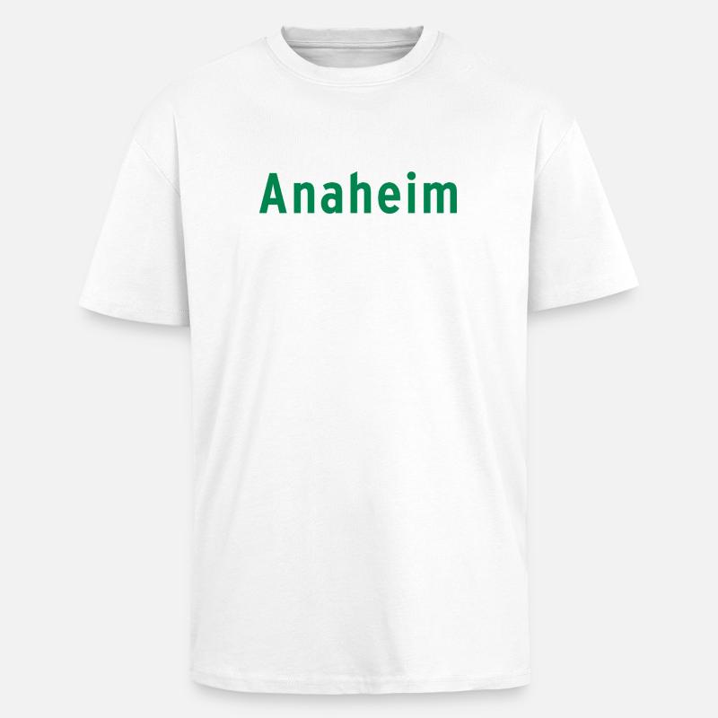Anaheim - Oversized Heavyweight Unisex T-Shirt - Weiß