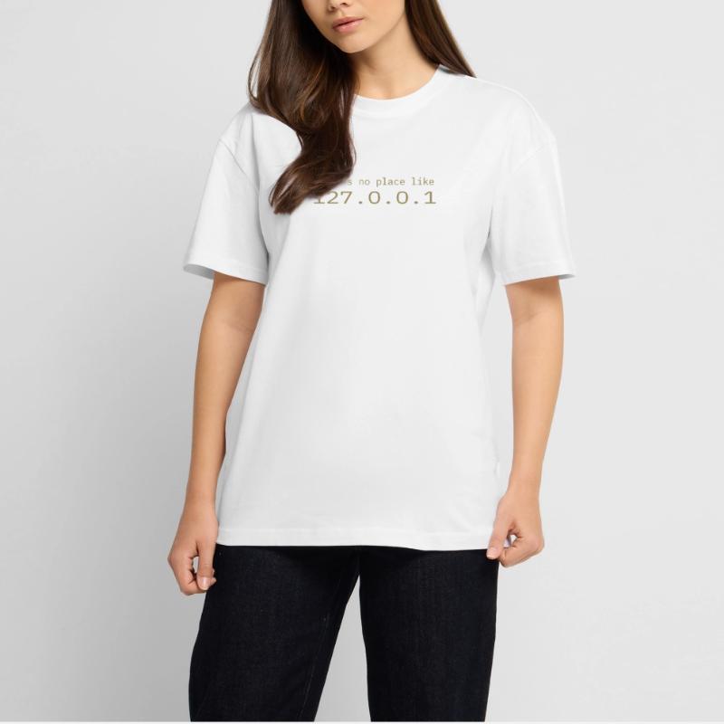 Programmierer Nerd IT Kein Ort wie Localhost Oversized Heavyweight Unisex T-Shirt