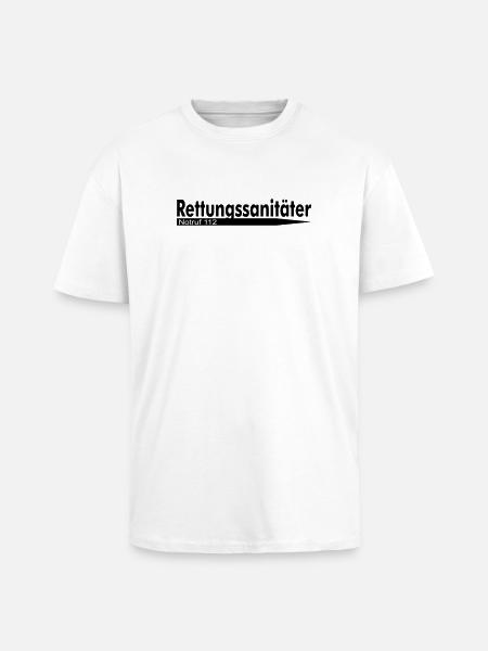 Appel d'urgence paramédical 112 - T-shirt unisexe oversize épais - blanc