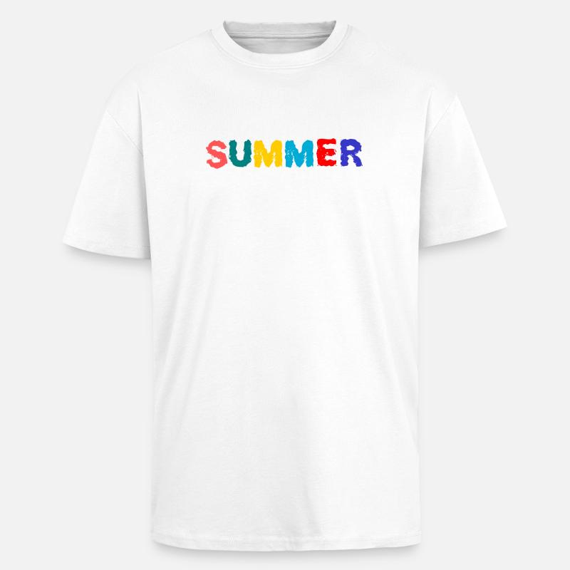 MAÎTRESSE. MAÎTRE. PROFESSEUR. ECOLE - T-shirt unisexe oversize épais - blanc