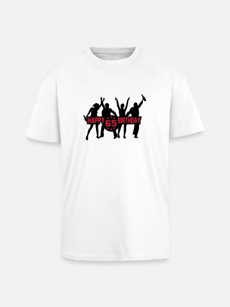 65 - Oversized Heavyweight Unisex T-Shirt - Weiß