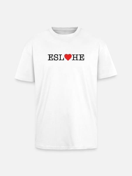 Eslohe - Oversized Heavyweight Unisex T-Shirt - Weiß