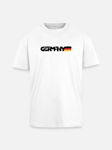 Germany - Oversized Heavyweight Unisex T-Shirt - Weiß